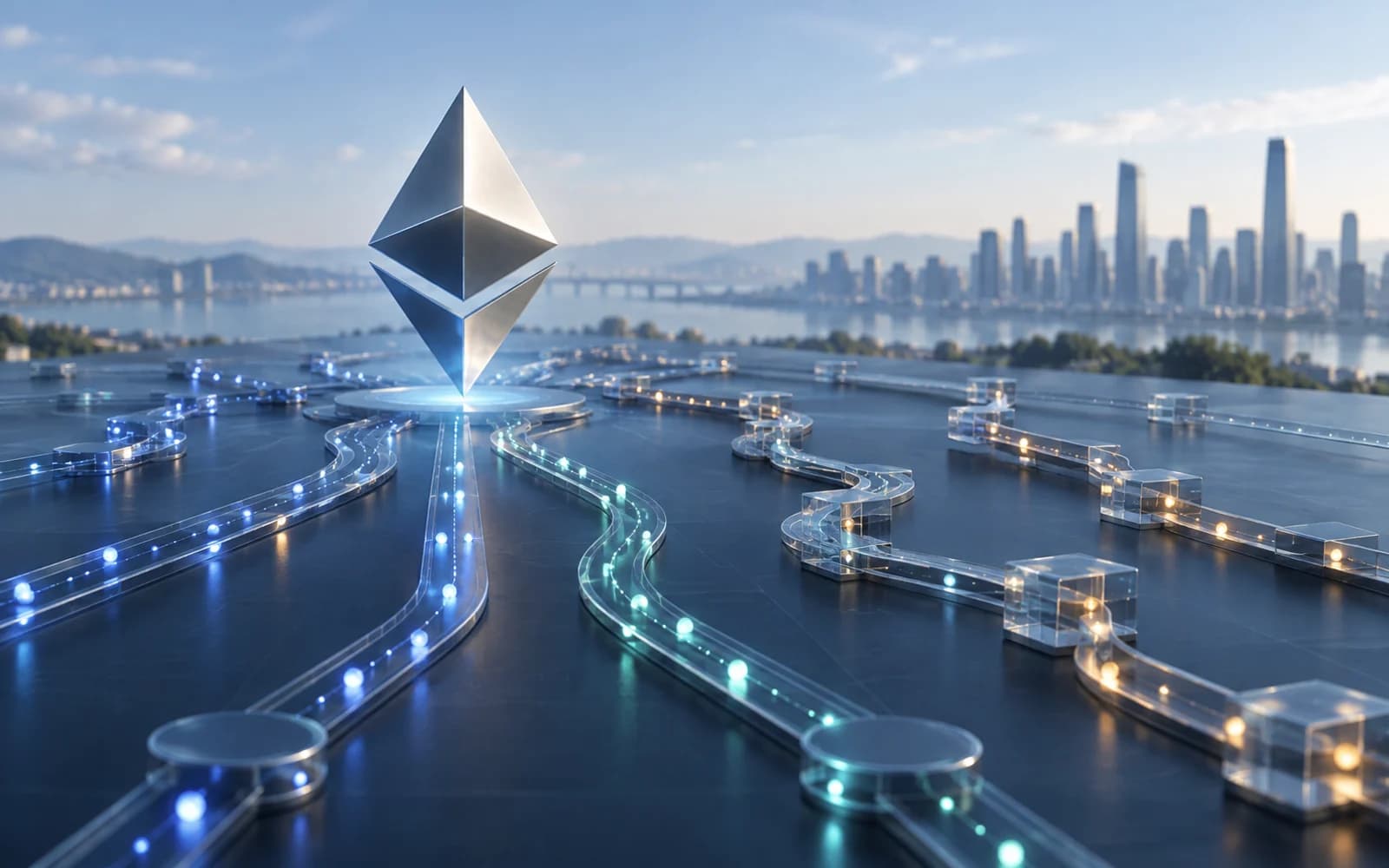 Ethereum transaction routes illustrating changing network usage and gas fee choices