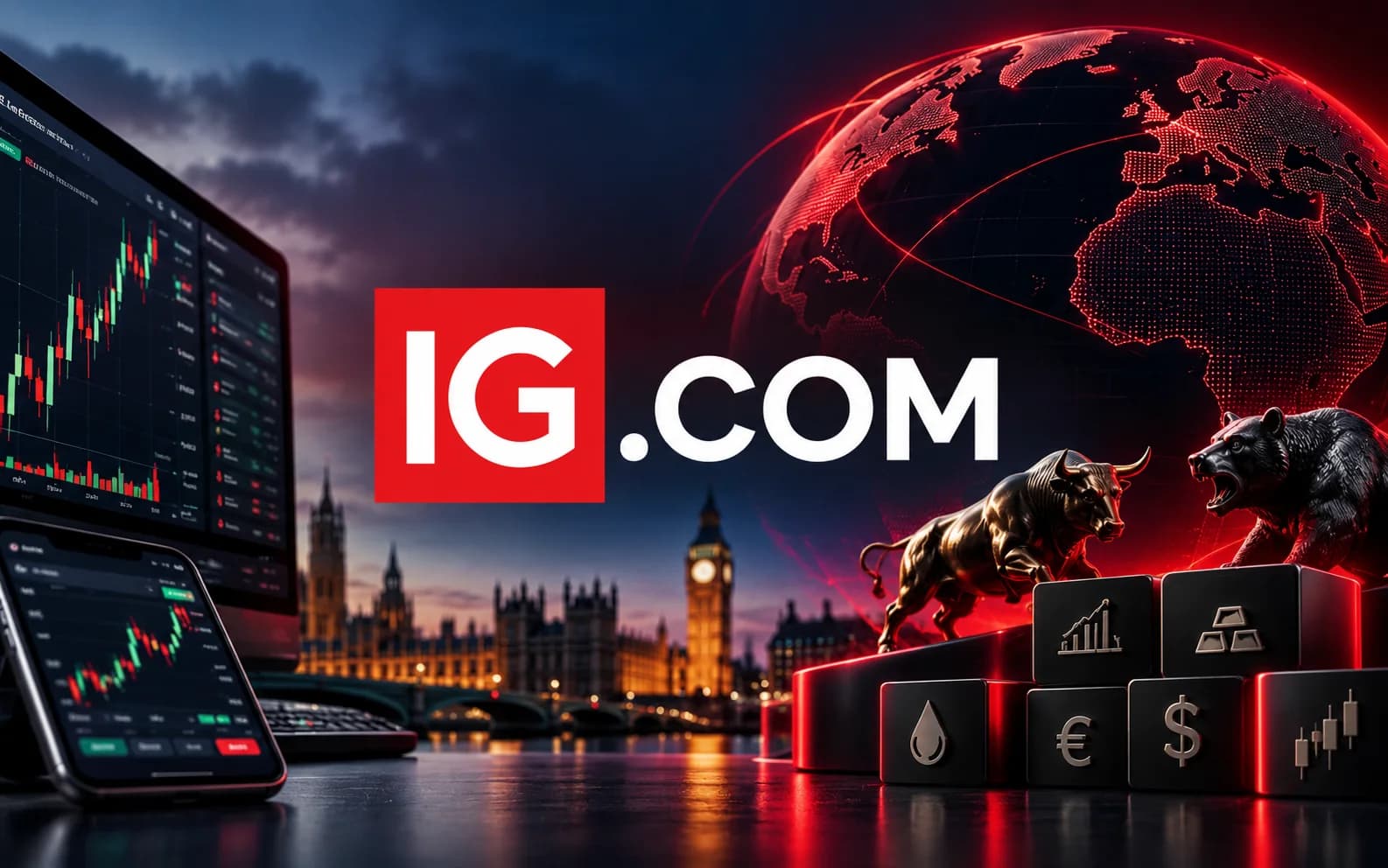 IG.com forex broker review with trading platforms and global markets